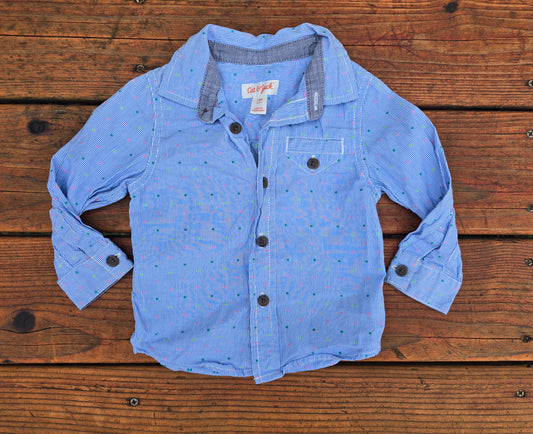Cat&Jack Boys Button Down Shirt-12M