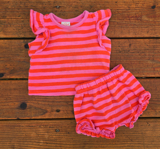 Cat&Jack Girls Tank and Shorts Set-3/6M