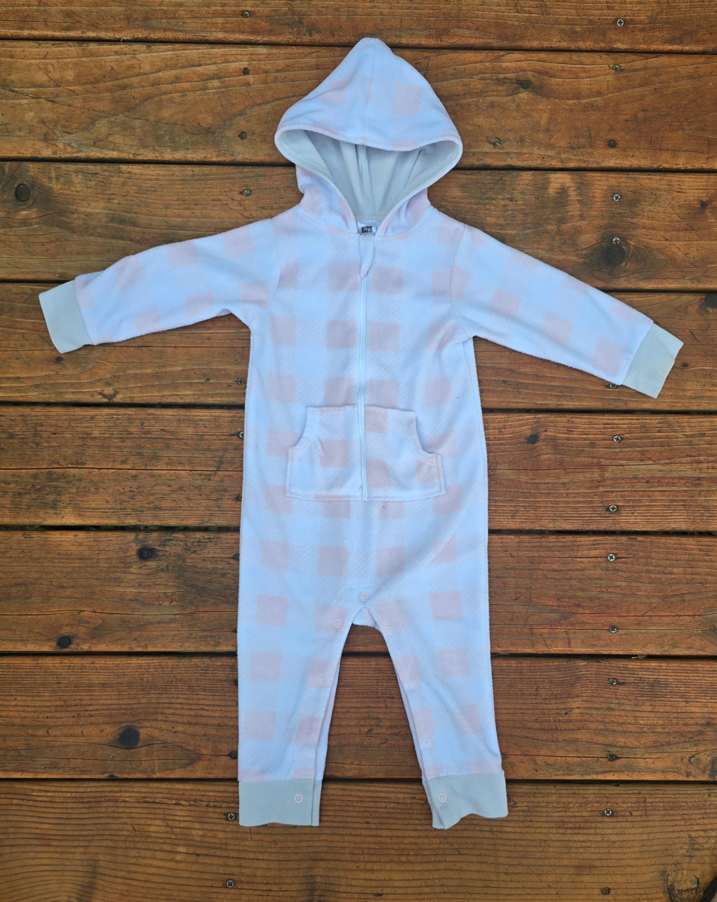 HB Girls Snug Fit Zip Pajama-18M