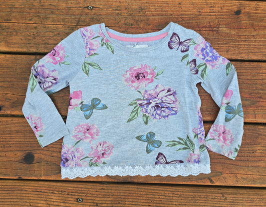 L.O.G.G Girls Long Sleeve Shirt-2/4Y