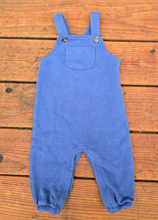 Old Navy Boys Dusty Blue Cotton Overall's-6/12M