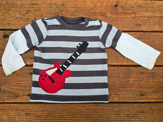 Carter's Boys Guitar Long Sleeve Shirt-18M