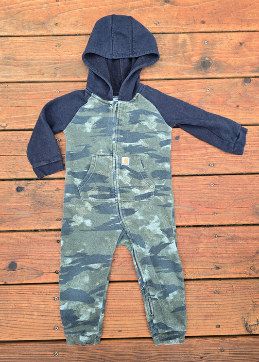 Carhartt Boys Camo Long Sleeve Bodysuit-18M