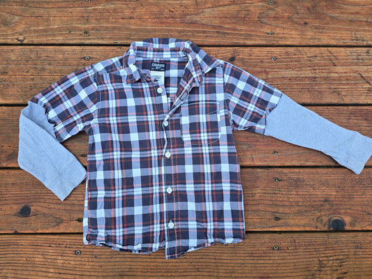OshKosh Boys Button Down Shirt-4T