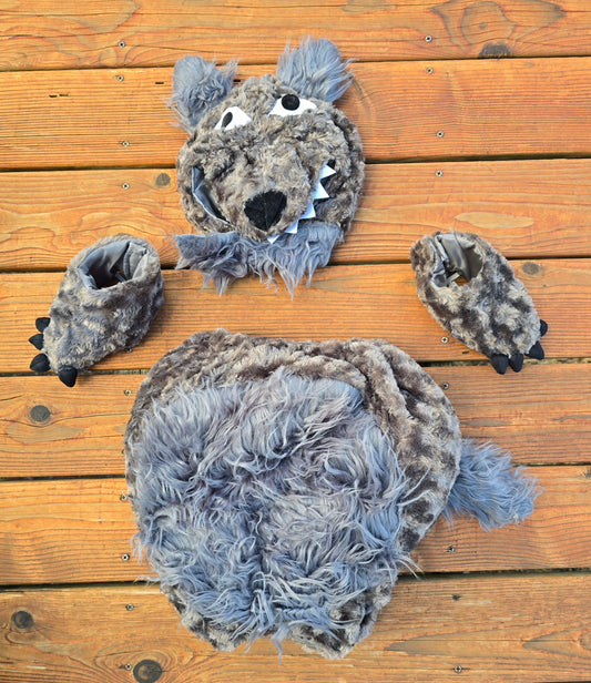 Grey Wolf Costume - 18/24M