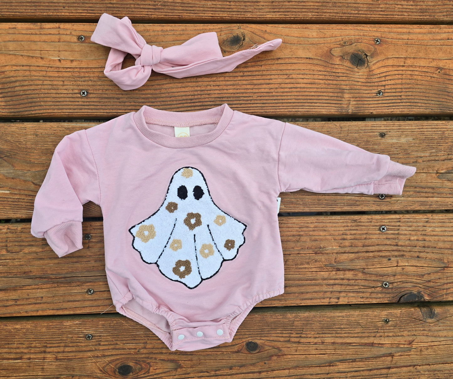 Ghost Romper w/ Headband - 0/3M