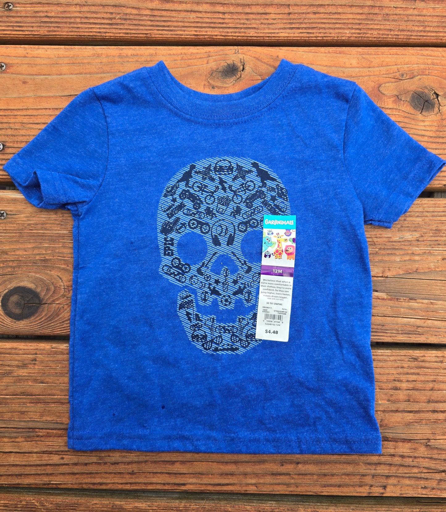 NWT Gar Skull Shirt - 12M