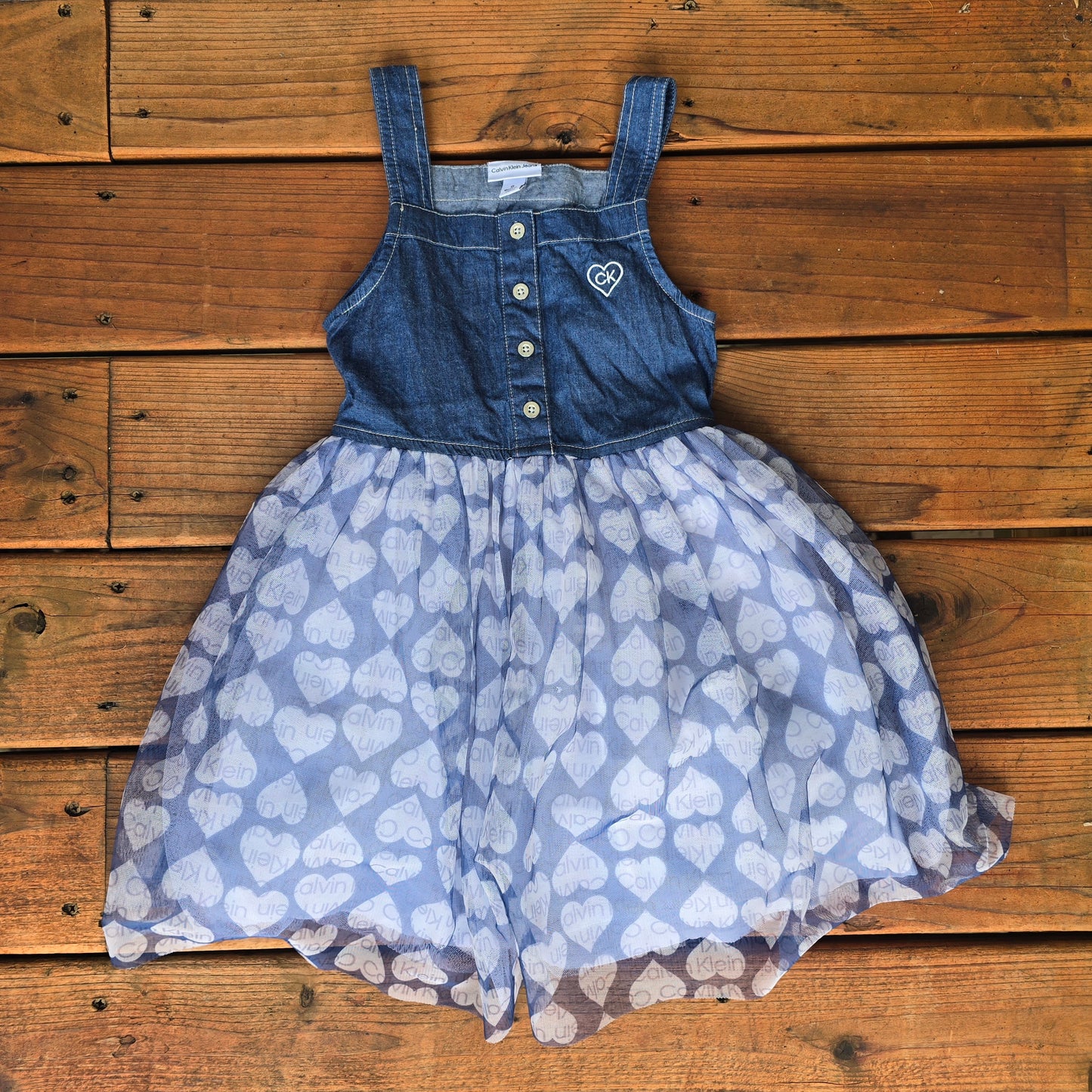 Calvin Klein Girls Sun Dress-6