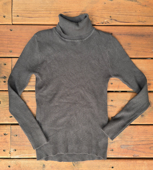 Shein Girls Forest Green Turtle Neck Shirt-6