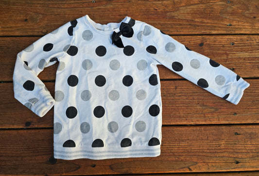 Little Me Girls Crewneck Sweatshirt-4T