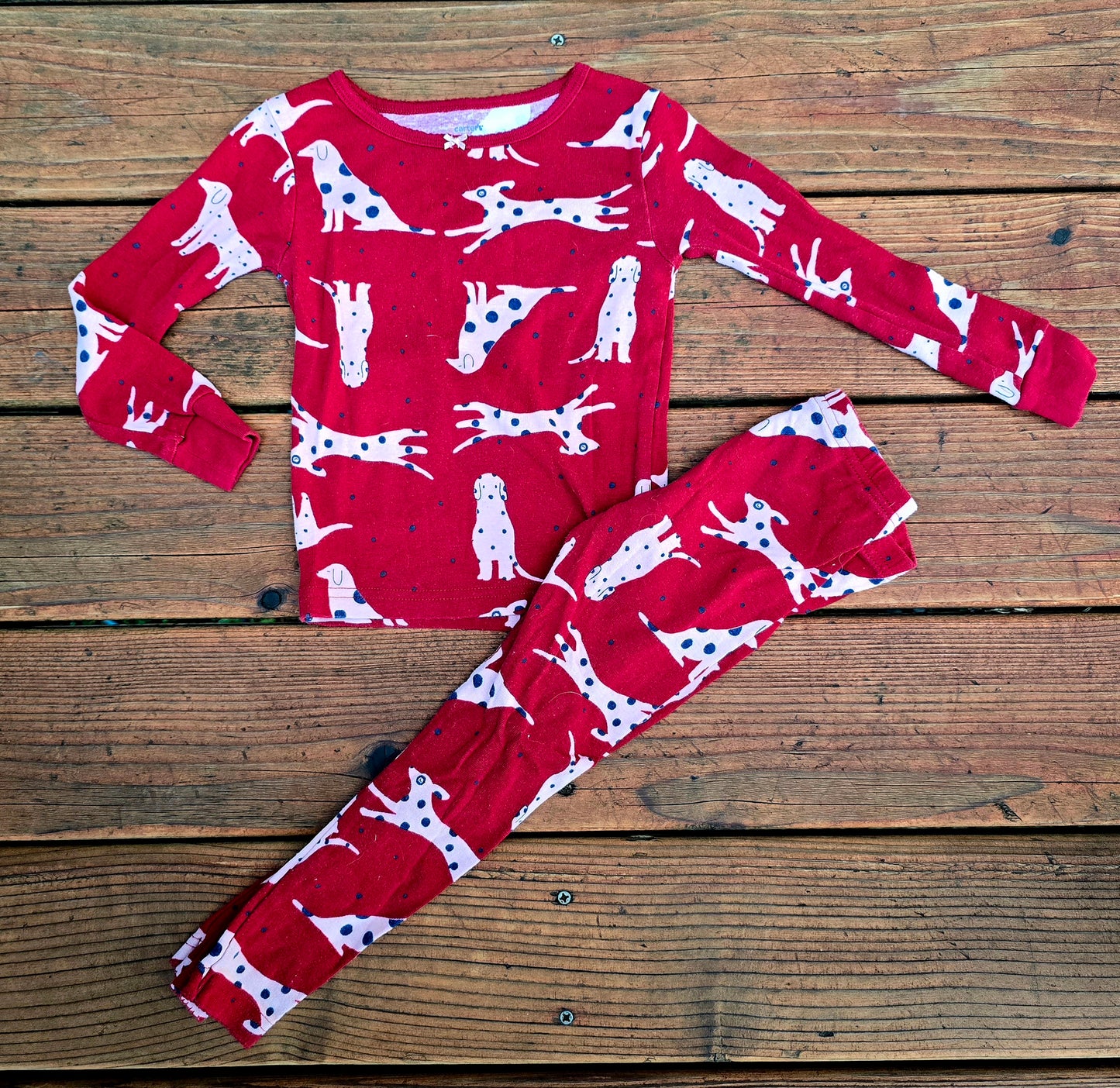 Carter's Girls Bow Wow Snug-Fit Pajama Set-4T