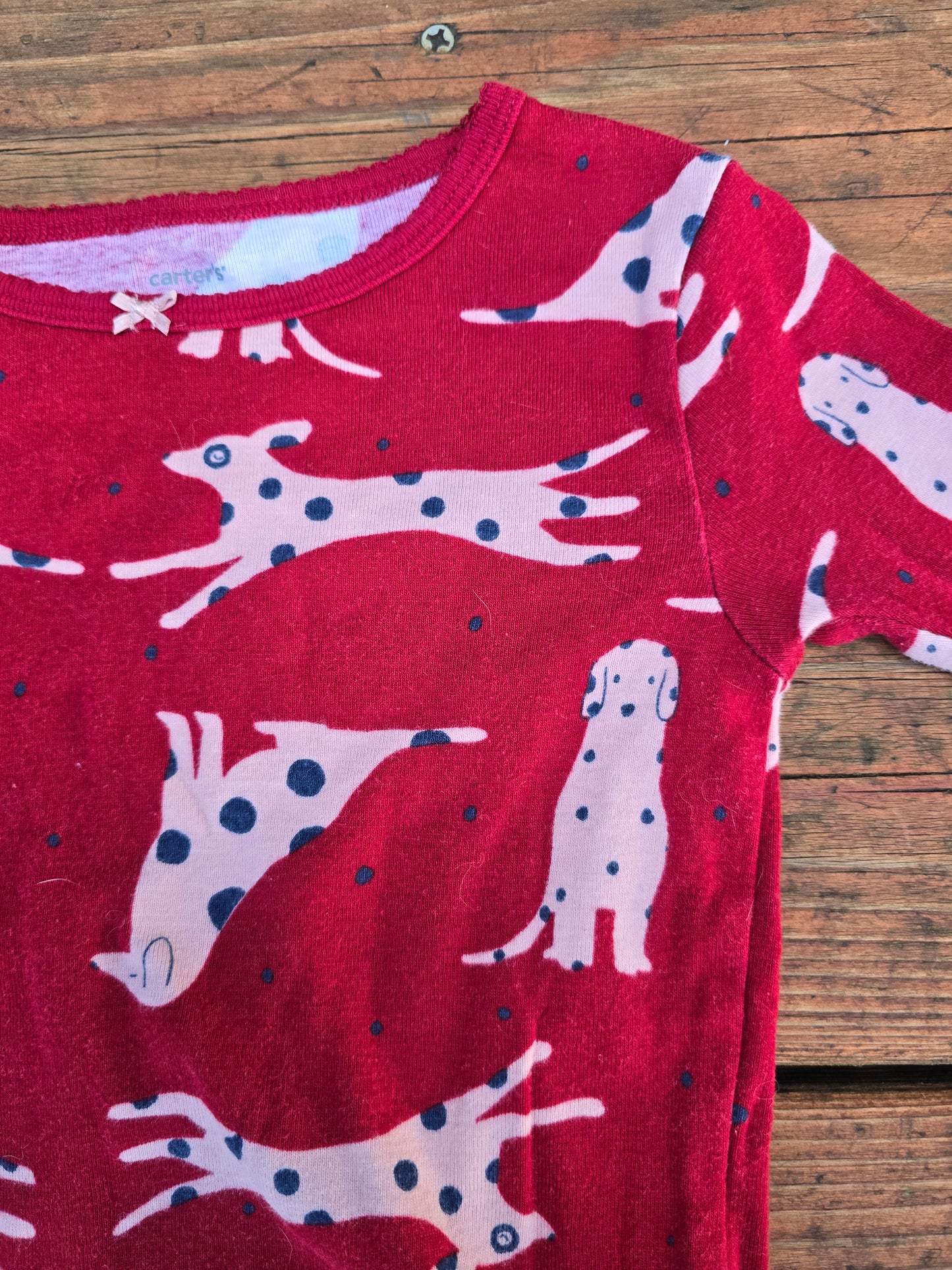 Carter's Girls Bow Wow Snug-Fit Pajama Set-4T