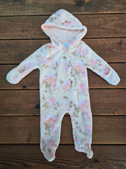 Laura Ashley Girls Baby Snowsuit-3/6M