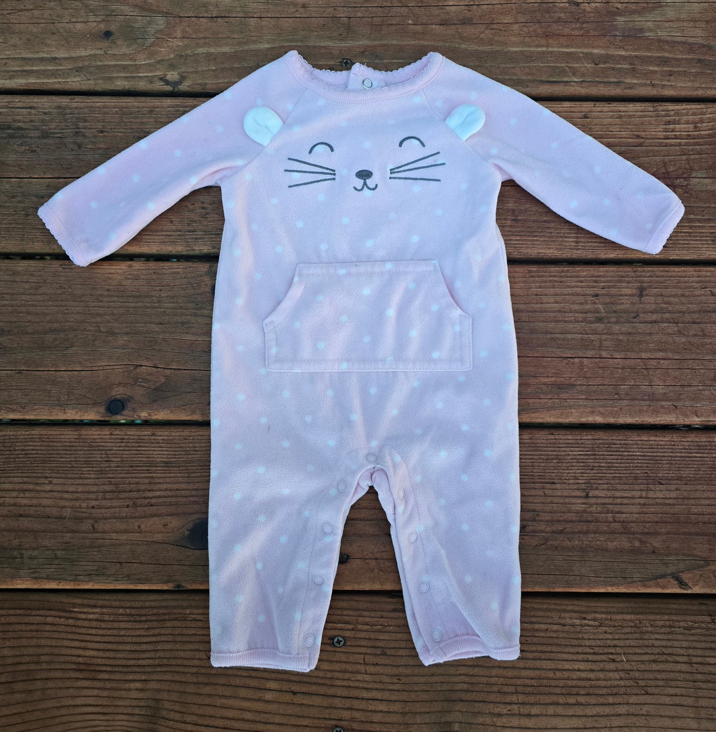 Carter's Girls Fleece Snug Fit Pull On Pajama-3M