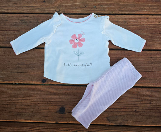 Carter's Girls Long Sleeve Outfit-3M