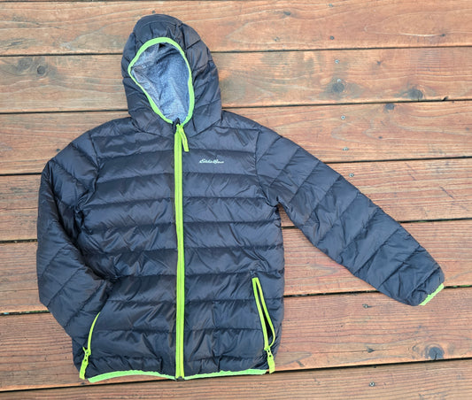 Eddie Bauer Boys Reversible Puffer Coat-7/8