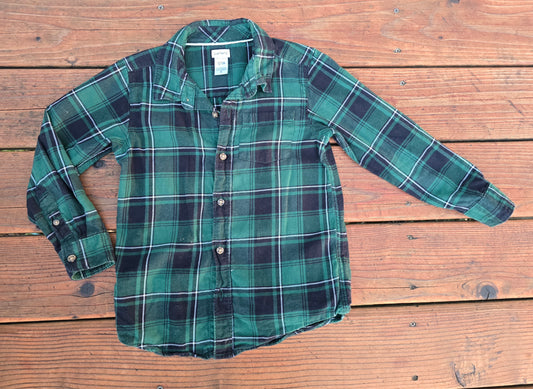 Carter's Boys Plaid Button Down Shirt-7