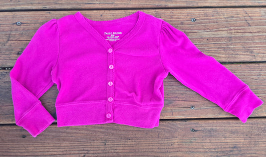 Faded Glory Girls Wrap Cardigan -24M