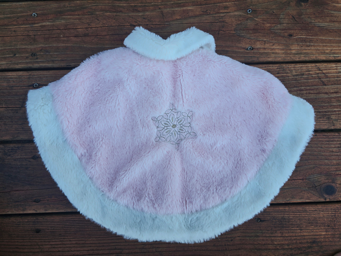 Little Lass Girls Poncho Cover Up-18/24M