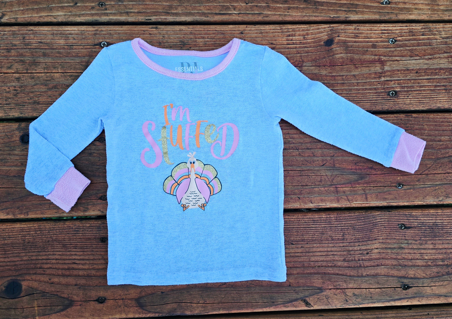 PJ Essentials Girls Snug-Fit Pajama Set-24M