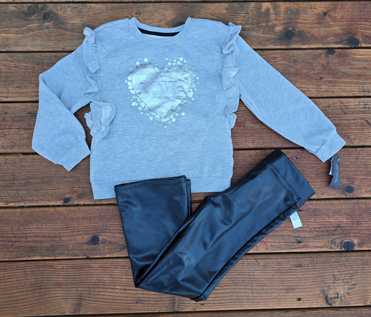 NWT Rachel Zoe Girls Sweatshirt Outfit-7/8