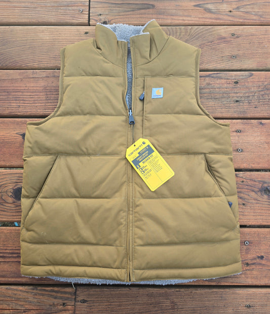 NWT Carhartt Women's Reversible Puffer Vest-XS