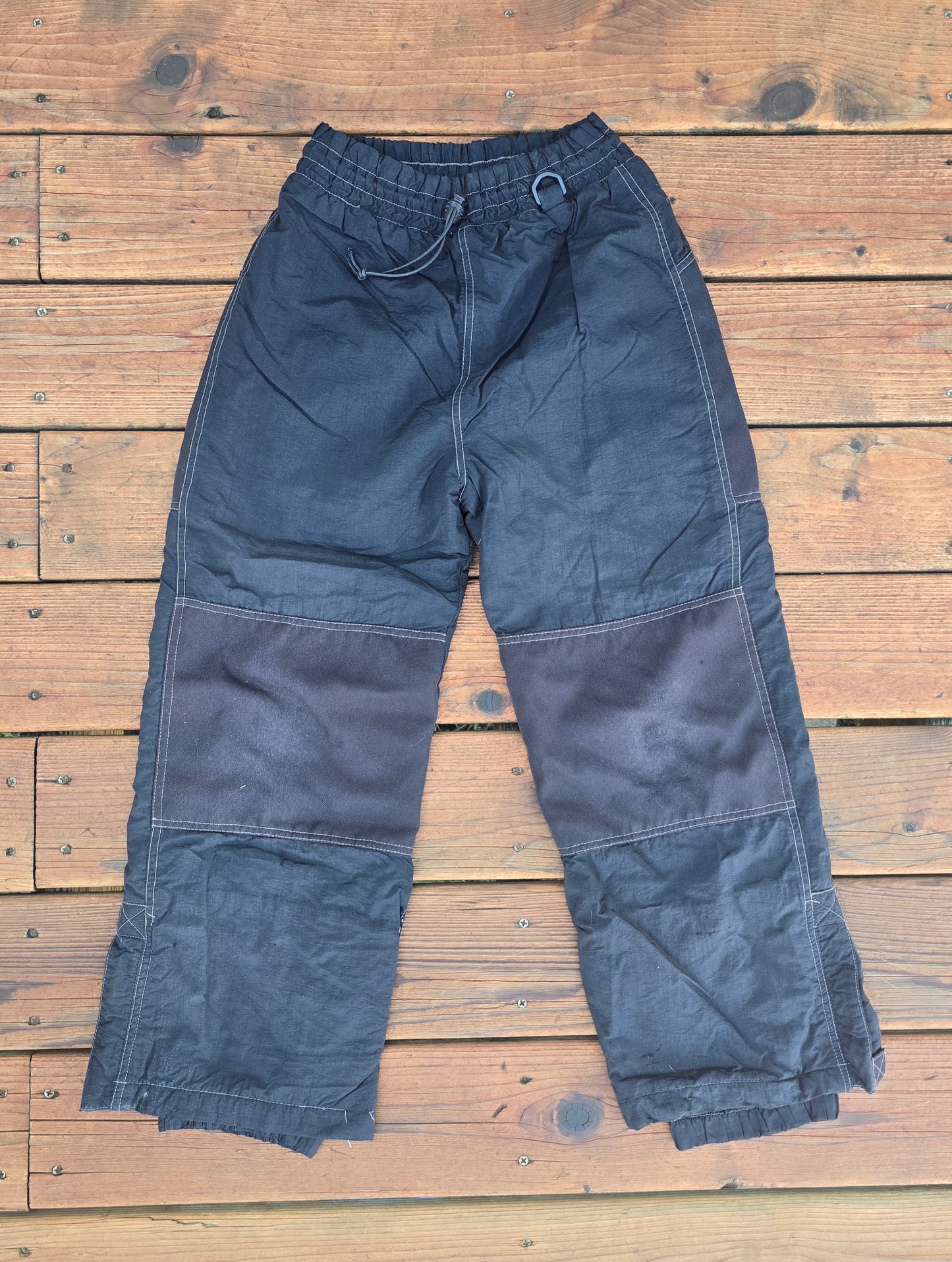 Unisex Black Ski Pants-10/12