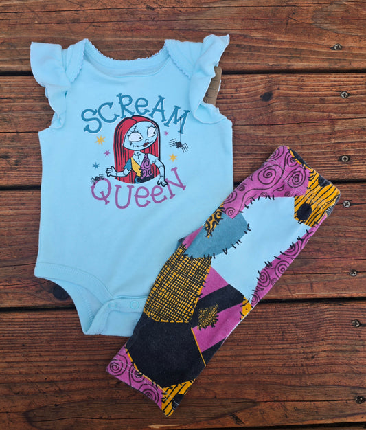 Nightmare Before Christmas Girls Outfit-0/3M