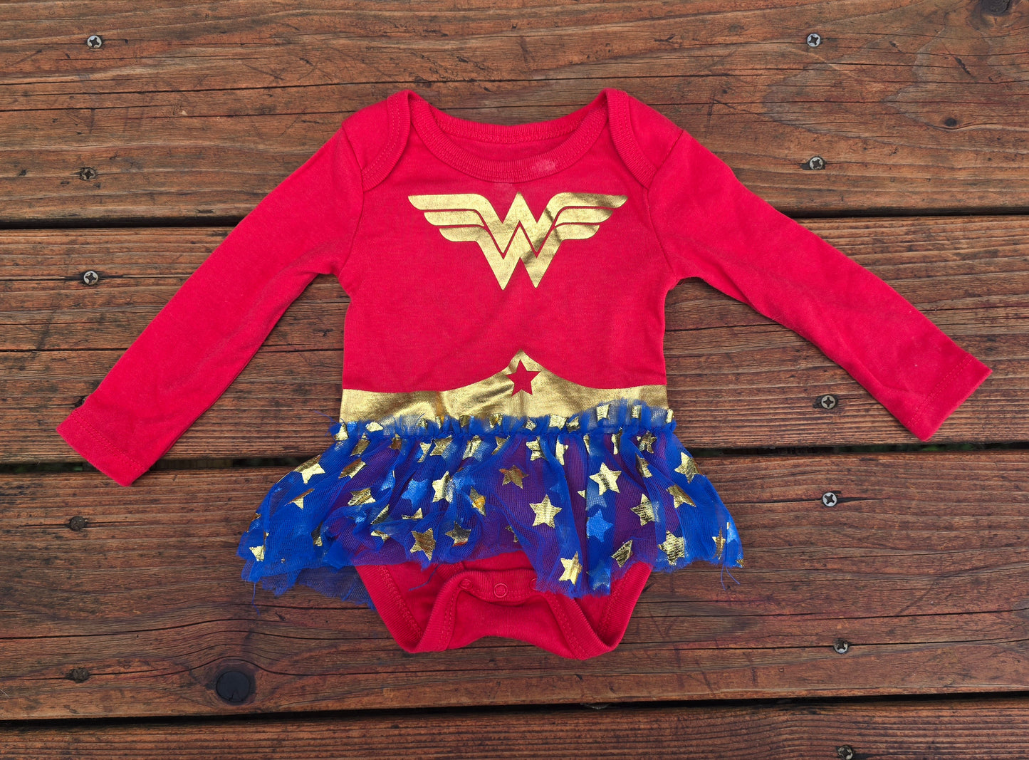 Wonder Woman Girls Halloween Costume-0/3M
