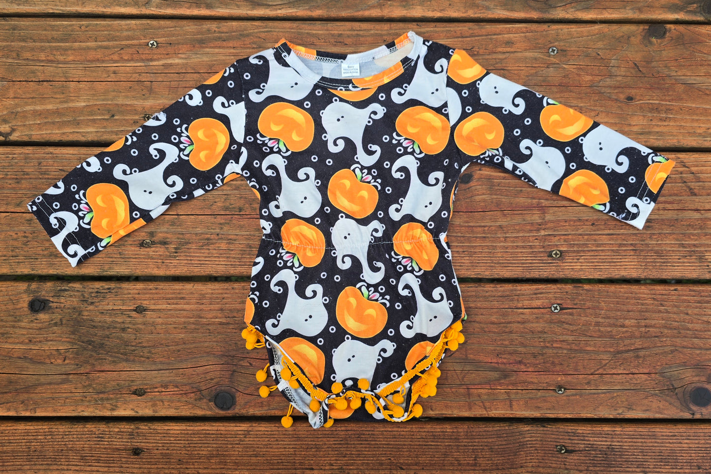 Girls Halloween Romper-6M