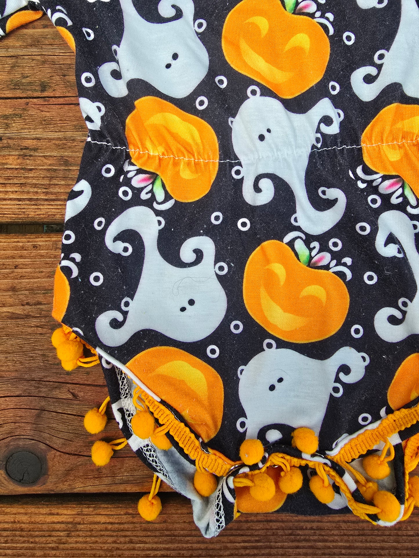 Girls Halloween Romper-6M