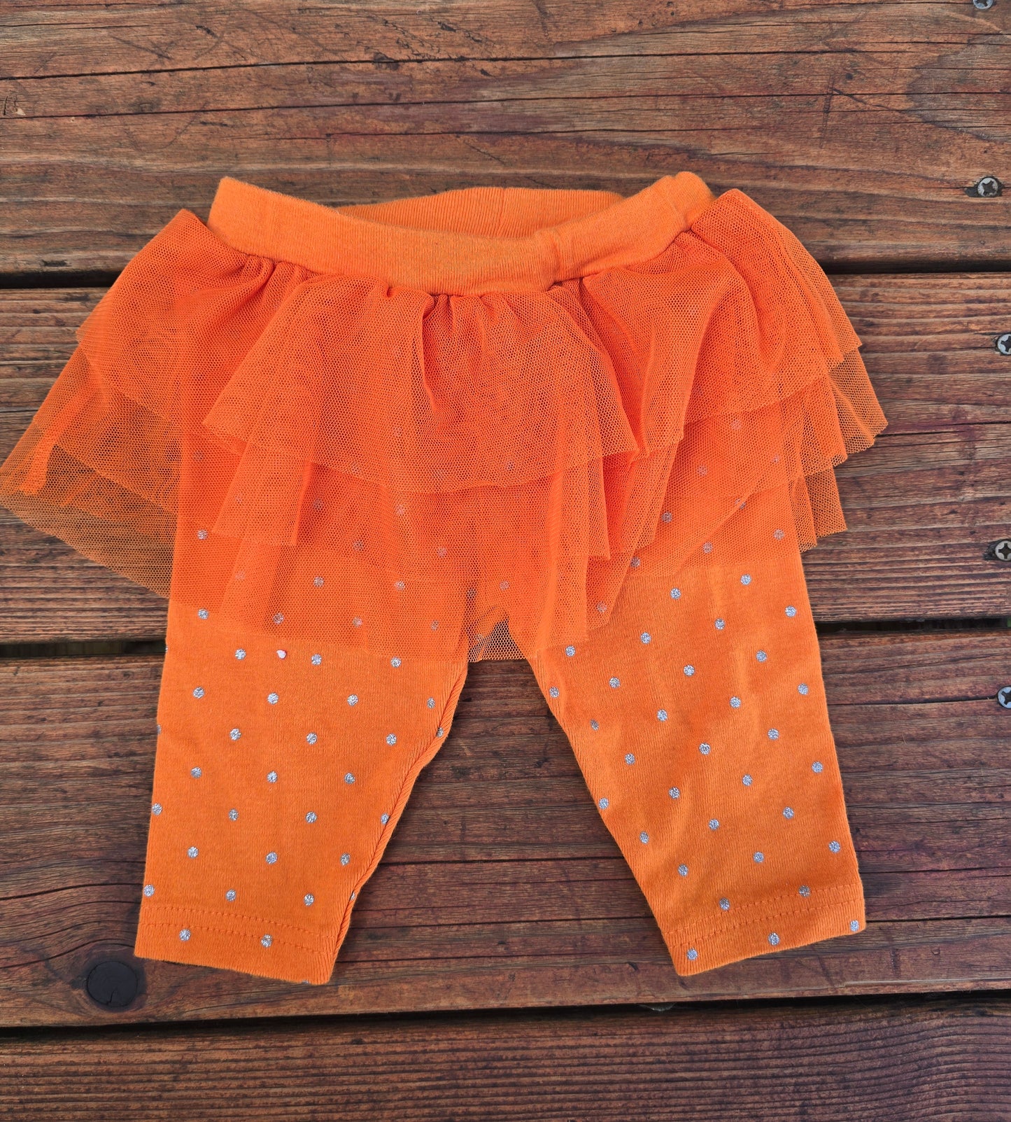 Just One You Girls Orange Leggings-3M