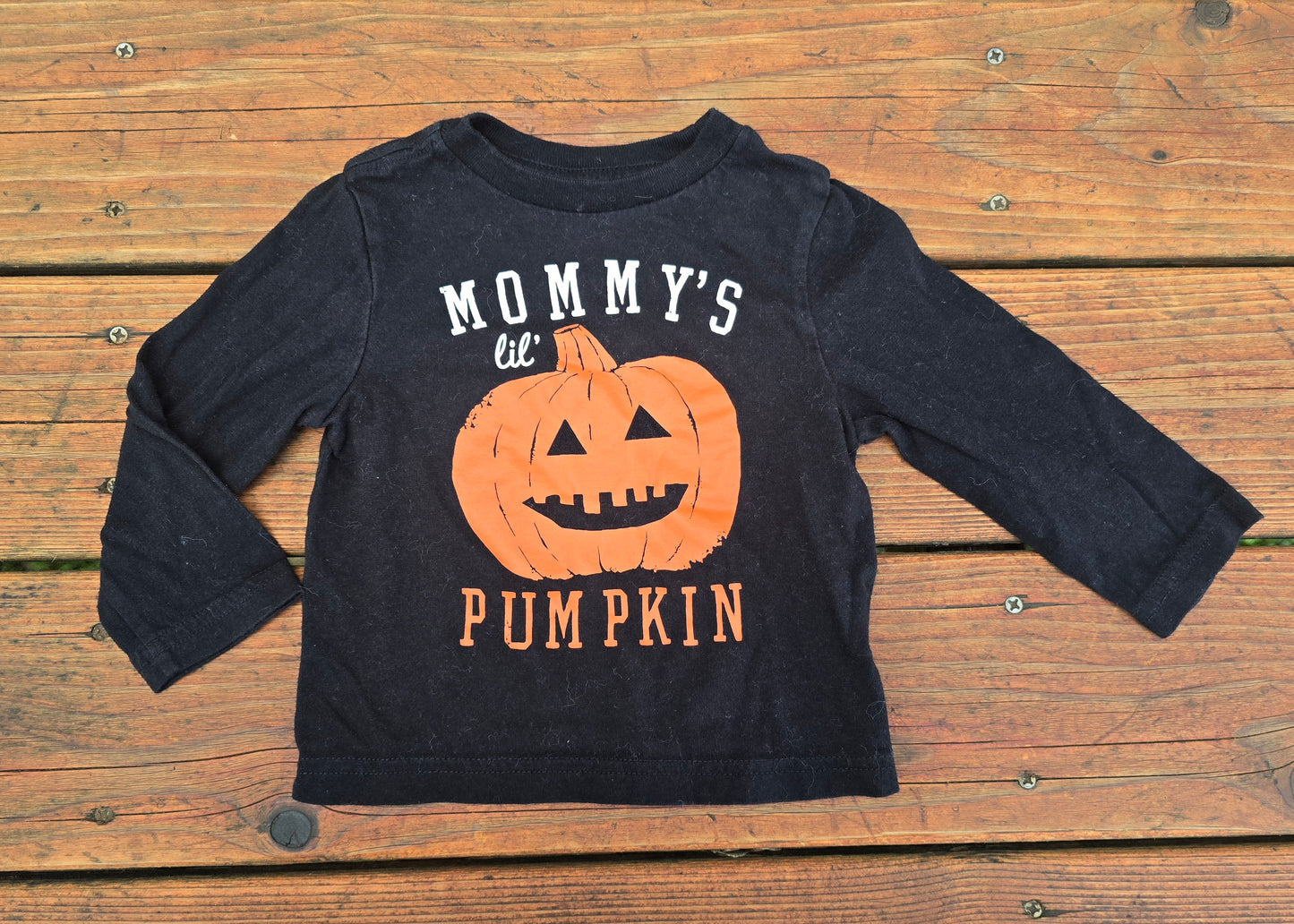 TCP Pumpkin Long Sleeve Shirt-9/12M