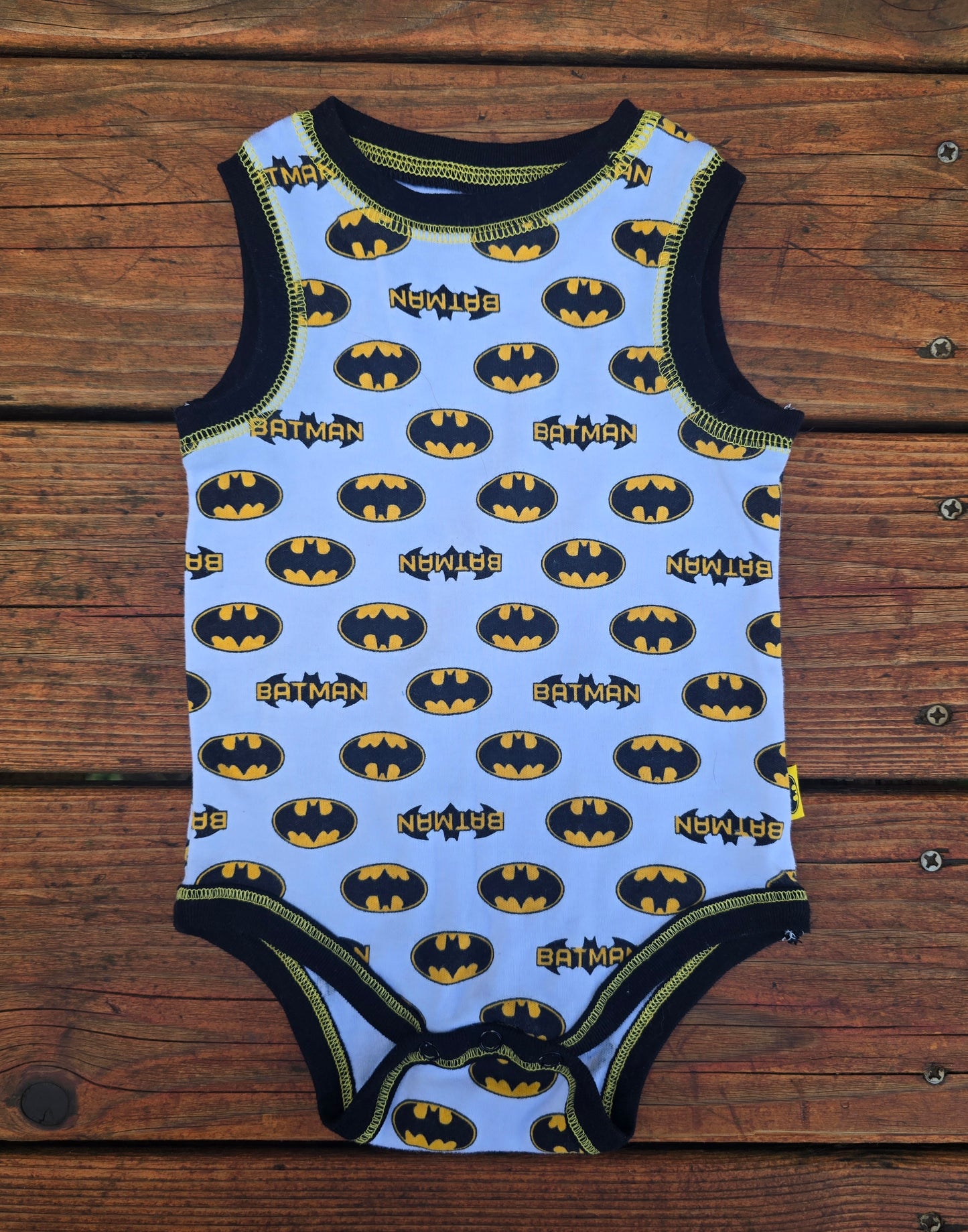 Batman Boys Tank Onesie-6/9M
