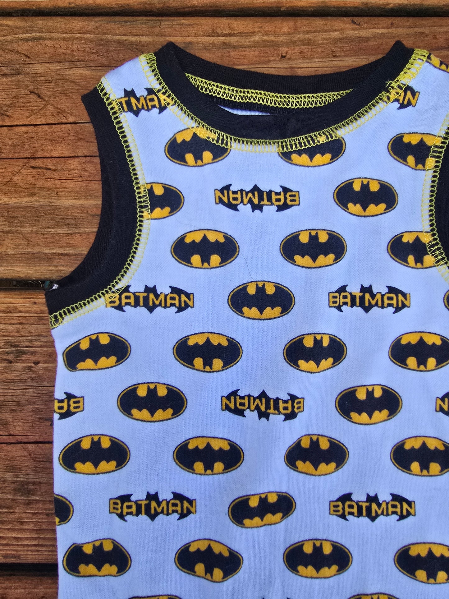 Batman Boys Tank Onesie-6/9M