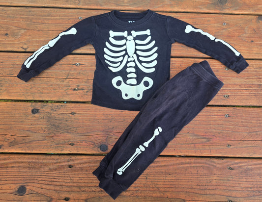 PJ Place Boys Skeleton Pajama Set-12/18M