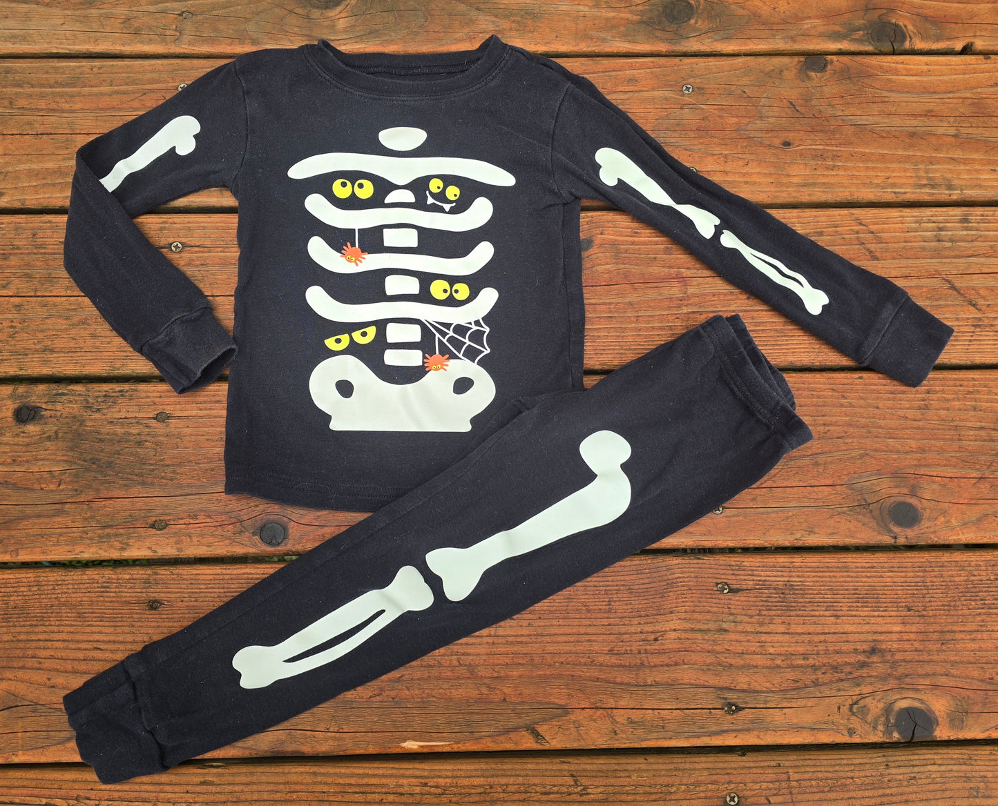 Carter's Boys Skeleton Pajama Set-4T