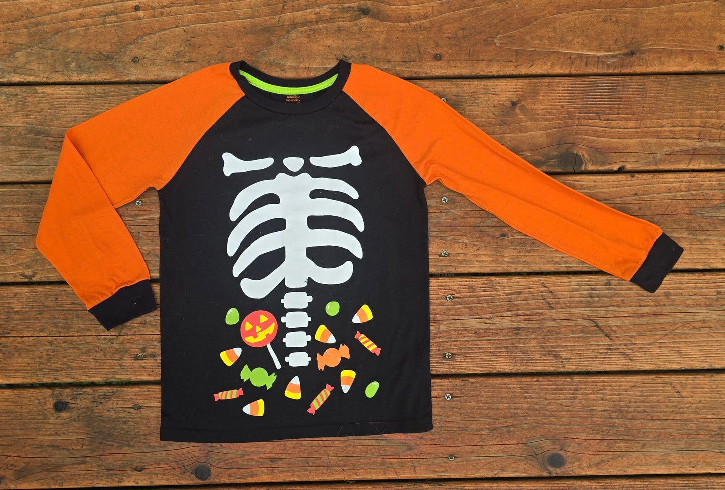 Celebrate! Boys Skeleton Candy Long Sleeve-8