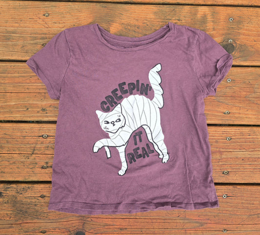 Old Navy Girls Mummy Cat Tshirt-10/12