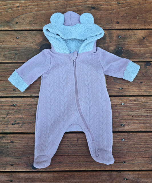 Tahari Girls Quilted Snowsuit-0/3M