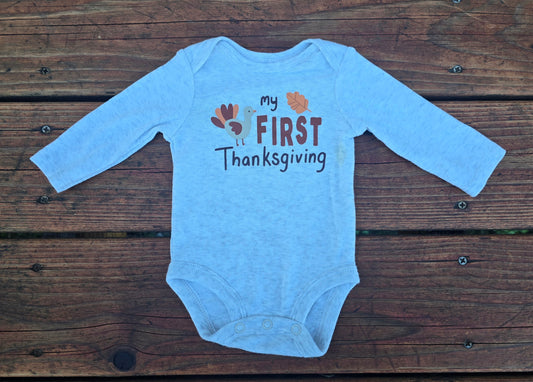 Carter's Unisex Thanksgiving Onesie-NB