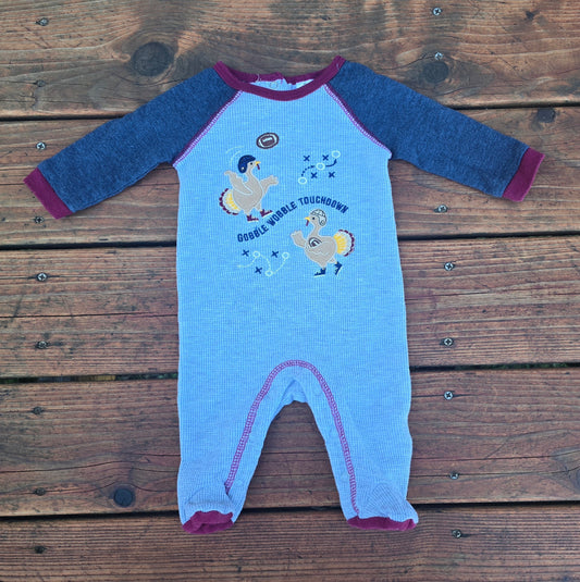 Baby Essentials Boys Snug Fit Pull Over Pajama-3M