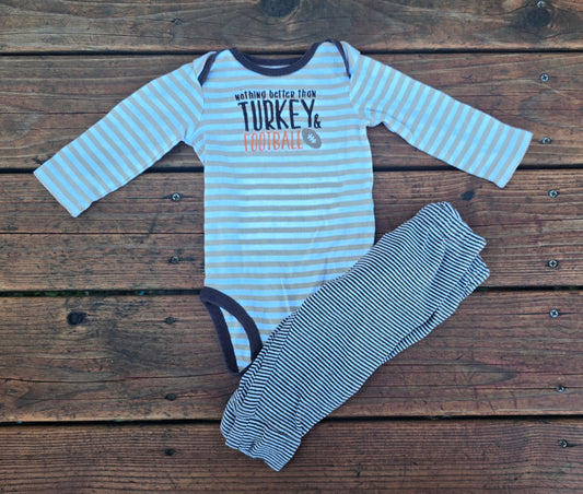 Just One You Boys Onesie/Legging Set-6M