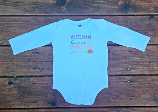 HB Girls Autumn Long Sleeve Onesie-9/12M