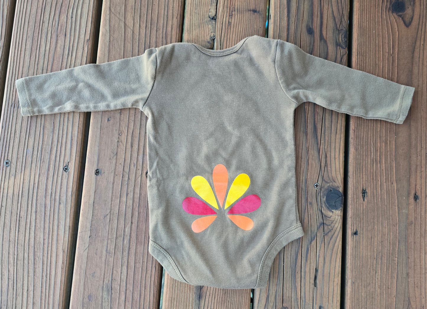 Boys Gobbler Long Sleeve Onesie-12M