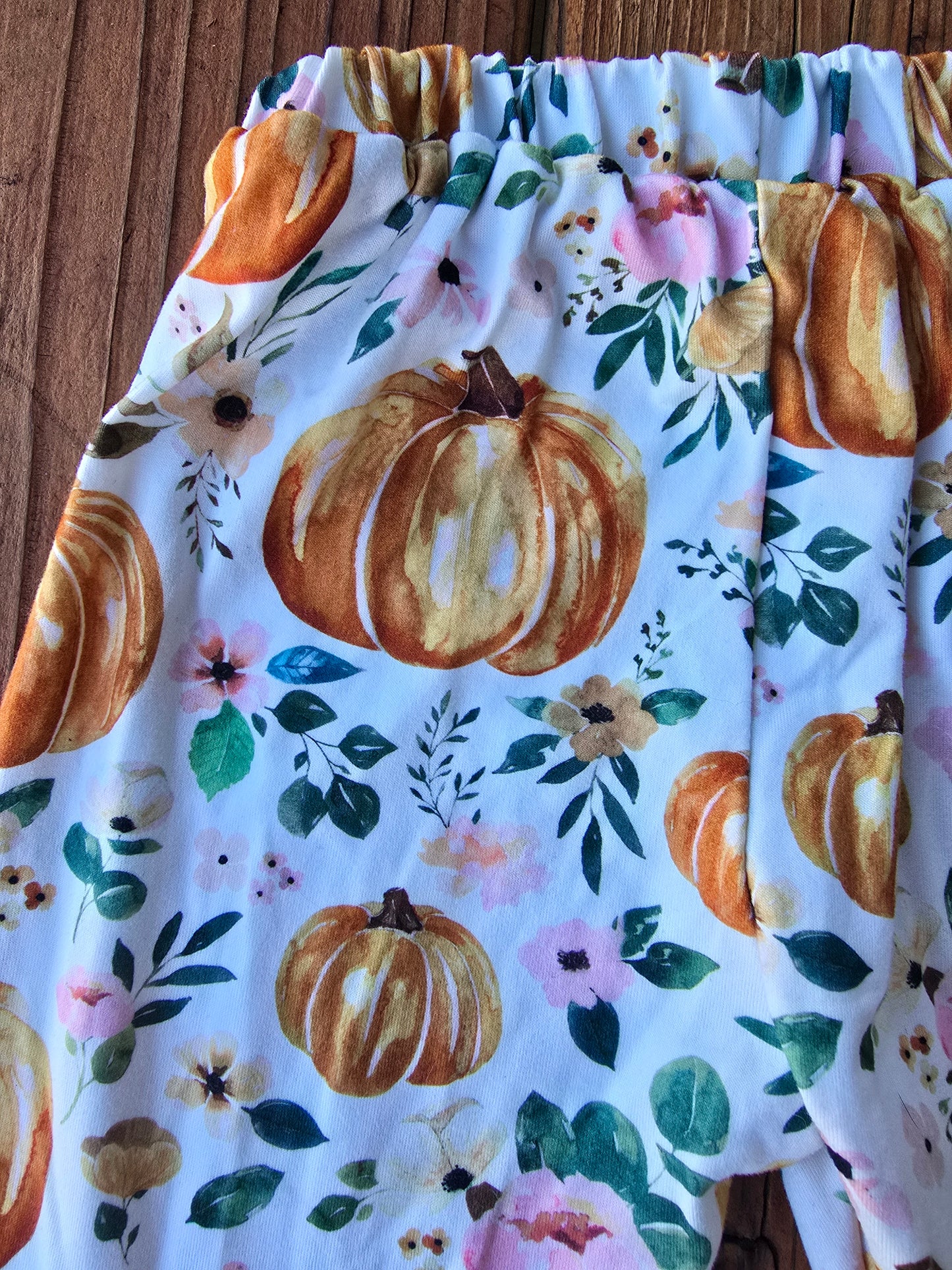 Girls Pumpkin Pull On Flared Pants-2T/3T