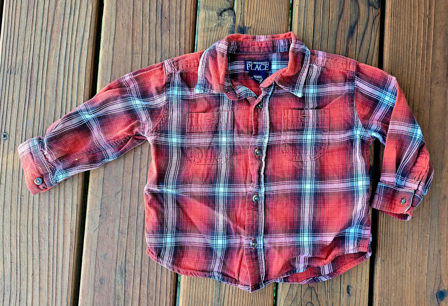 TCP Boys Plaid Button Down Shirt-18M