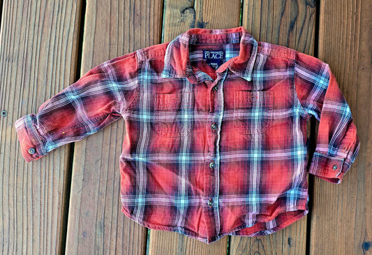 TCP Boys Plaid Button Down Shirt-18M