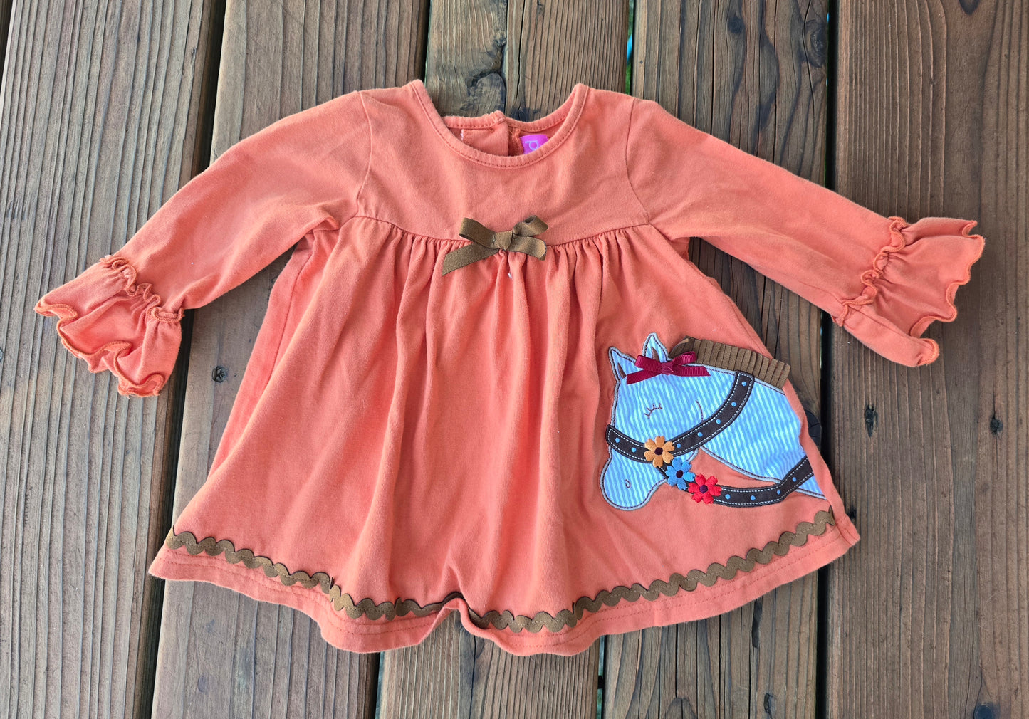 Goodlad Girls Horse Dress-12M