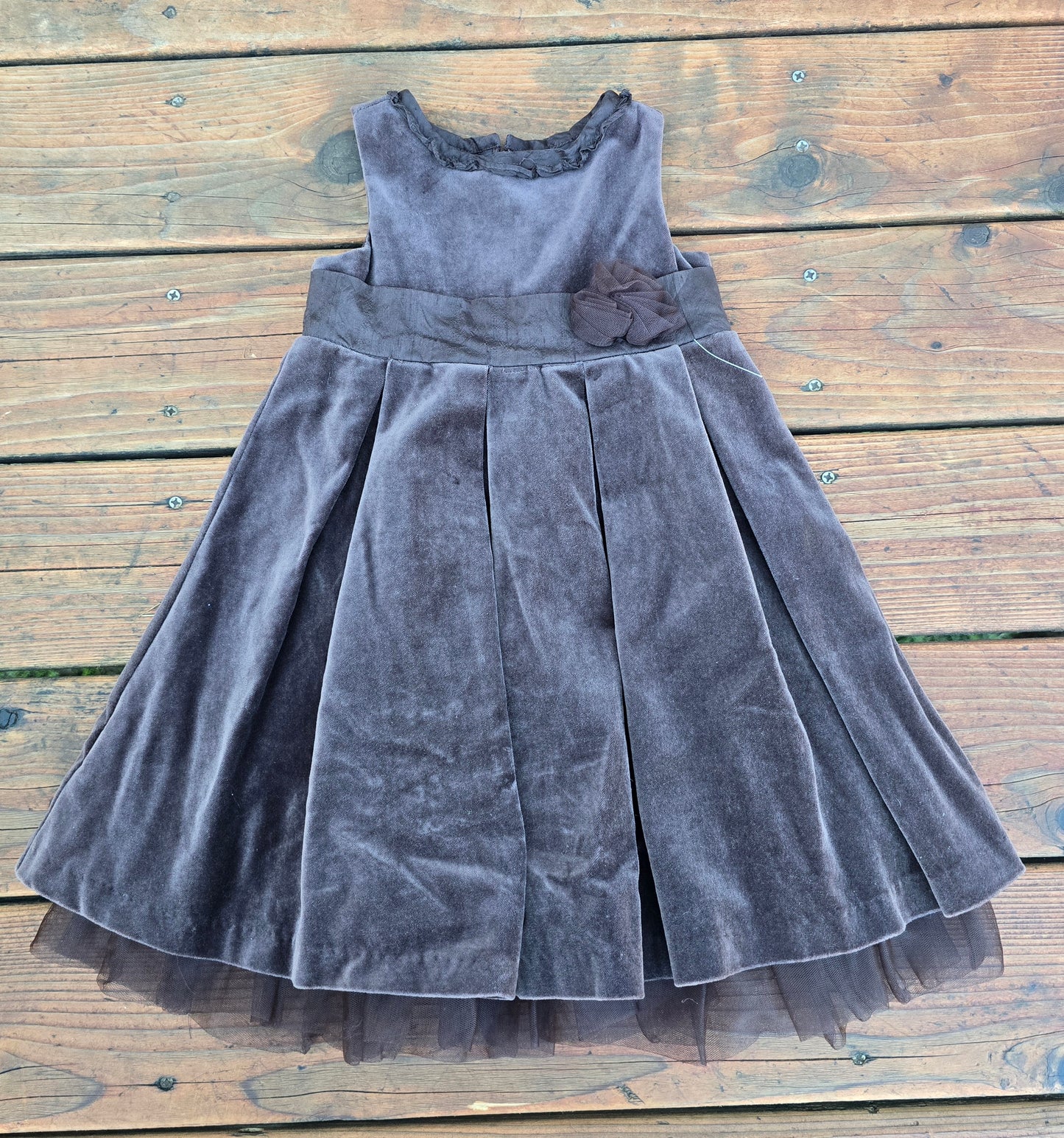 Janie&Jack Girls Velvet Formal Dress-2T